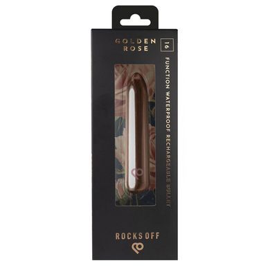 Віброкуля Rocks Off Rechargeable Bullet Vibrator рожеве золото 9 см - основне фото