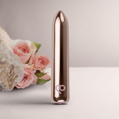 Віброкуля Rocks Off Rechargeable Bullet Vibrator рожеве золото 9 см - основне фото