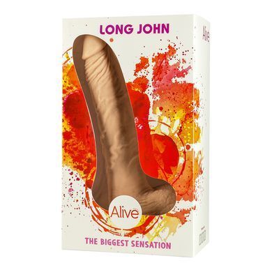 Основная фотография Фаллоимитатор на присоске Alive Long John телесный 23 см Фаллоимитатор на присоске Alive Long John телесный 23 см - основное фото