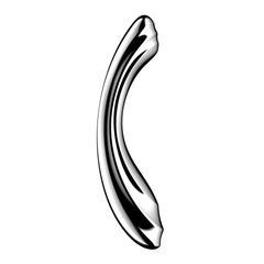 Металевий ділдо Satisfyer Pure Gravity 2 сріблястий 21 см - основне фото