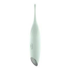 Вібратор для кліторальної стимуляції з насадками Dream Toys Glam Pin Point Stimulator зелений 17 см - основне фото