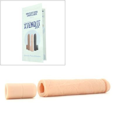 Удлиняющая насадка на член Xtend It Kit телесная 22 см - основное фото