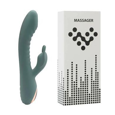 Основная фотография Rabbit-вибратор с пульсацией Sweet Em SW97046 зелёный 22,5 см Rabbit-вибратор с пульсацией Sweet Em SW97046 зелёный 22,5 см - основное фото