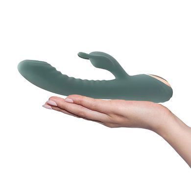 Основная фотография Rabbit-вибратор с пульсацией Sweet Em SW97046 зелёный 22,5 см Rabbit-вибратор с пульсацией Sweet Em SW97046 зелёный 22,5 см - основное фото