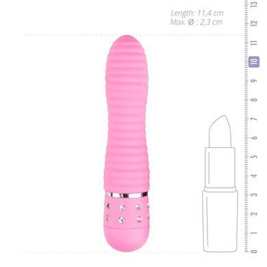 Основная фотография Ребристый мини-вибратор со стразами Easytoys Love Diamond Vibrator розовый 11,4 см Ребристый мини-вибратор со стразами Easytoys Love Diamond Vibrator розовый 11,4 см - основное фото