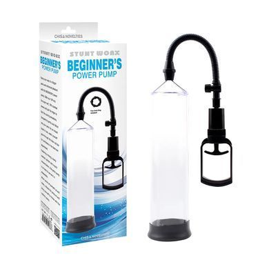 Вакуумная помпа Chisa Novelties Beginner's Power Pump прозрачная 21 см - основное фото