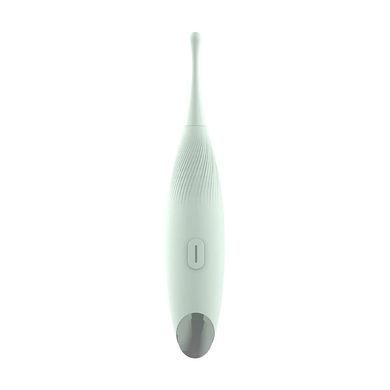 Вібратор для кліторальної стимуляції з насадками Dream Toys Glam Pin Point Stimulator зелений 17 см - основне фото