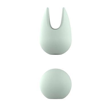 Вібратор для кліторальної стимуляції з насадками Dream Toys Glam Pin Point Stimulator зелений 17 см - основне фото