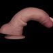 Реалістичний вібратор на присосці Lovetoy 10" Vibrating Sliding Skin Pro II Silicone Dong тілесний 22,7 см - додаткове фото