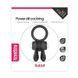 Ерекційне віброкільце з кліторальним стимулятором Lovetoy Power Clit Cockring Rabbit чорне - додаткове фото