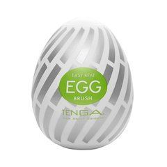 Мастурбатор-яйцо Tenga Egg Brush белый - основное фото
