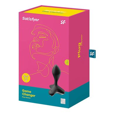 Анальна смарт-пробка Satisfyer Game Changer чорна 11,5 см - основне фото