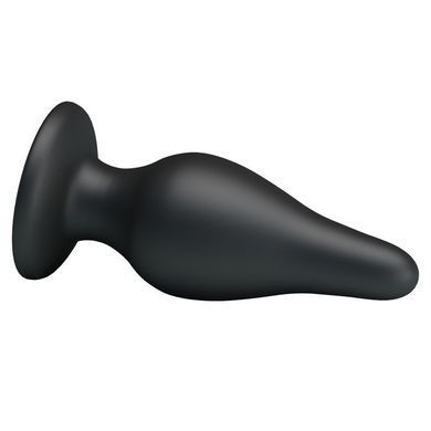 Анальная пробка для фистинга Baile Pretty Love Prostate Butt Plug Large чёрная 15,4 см - основное фото