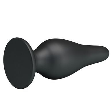 Анальная пробка для фистинга Baile Pretty Love Prostate Butt Plug Large чёрная 15,4 см - основное фото