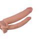 Двойная вибронасадка на член Lovetoy Add 1" Pleasure X Tender Vibrating Double Penis Sleeve телесная 18,4 см - дополнительное фото