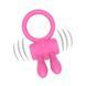 Эрекционное виброкольцо с клиторальным стимулятором Lovetoy Power Clit Cockring Rabbit розовое - дополнительное фото