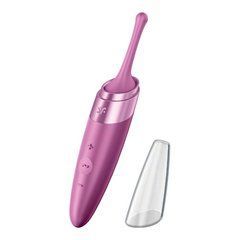Вібратор для клітора Satisfyer Twirling Delight малиновий 16,8 см - основне фото