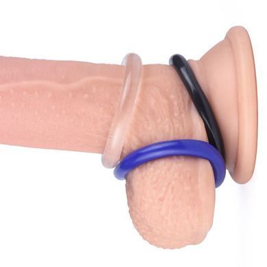 Набор эрекционных колец Lovetoy Power Plus Triple Donut Ring Set разноцветный - основное фото