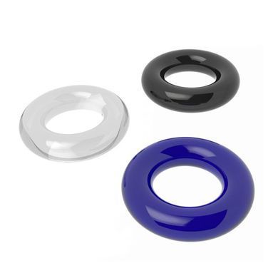 Набор эрекционных колец Lovetoy Power Plus Triple Donut Ring Set разноцветный - основное фото