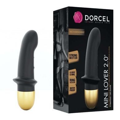 Вибратор Dorcel Mini Lover Black 2.0 чёрный 16 см - основное фото