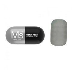 Міні-мастурбатор Love to Love Sexy Pills Orange Passion сріблястий - основне фото