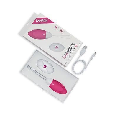 Виброяйцо Lovetoy IJoy Rechargeable Remote Control Egg 6452LVTOY329 розовое - основное фото