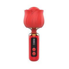 Вибратор-микрофон Loviss Rose Mini красный 12,5 см - основное фото