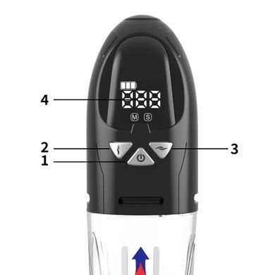 Автоматична гідропомпа CANWIN Water Pump LCD P466AU чорна - основне фото