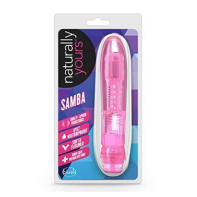 Класичний вібратор Blush Naturally Yours Samba рожевий 15,9 см - основне фото