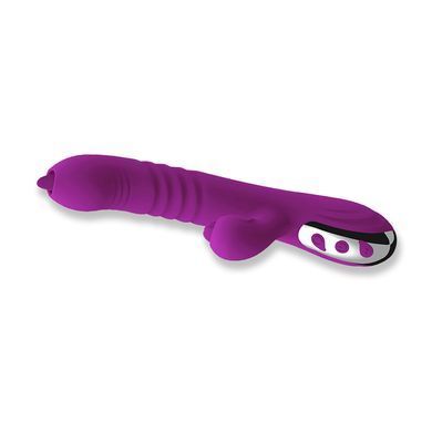 Rabbit-вібратор з пульсацією Boss of Toys Boss Series Function and Thrusting Function 26-00143-1 фіолетовий 15 см - основне фото