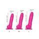 Реалистичный фаллоимитатор с эффектом подвижной кожи Strap-On-Me Sliding Skin Realistic Dildo Fuchsia S фуксия 17 см - дополнительное фото