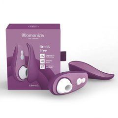 Вакуумний стимулятор Womanizer Liberty 2 фіолетовий 10,5 см - основне фото