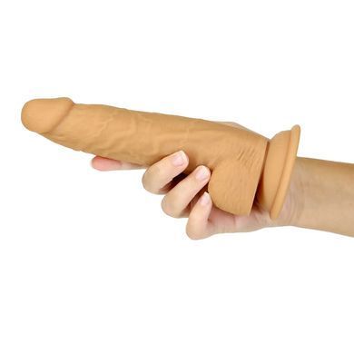 Реалистичный фаллоимитатор Addiction 8" Dual Density Silicone Dildo на присоске телесный 20,3 см - основное фото