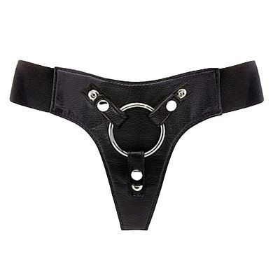 Трусики для страпона Ouch! Harness Deluxe чёрные - основное фото