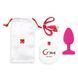 Анальна пробка з вібрацією Fun Toys Gvibe Gplug Bioskin рожева 10,5 см - додаткове фото