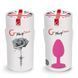 Анальна пробка з вібрацією Fun Toys Gvibe Gplug Bioskin рожева 10,5 см - додаткове фото