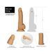 Реалистичный фаллоимитатор Addiction 8" Dual Density Silicone Dildo на присоске телесный 20,3 см - дополнительное фото