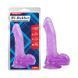 Реалистичный фаллоимитатор на присоске Chisa Novelties 7.5 Inch Dildo фиолетовый 19,5 см - дополнительное фото