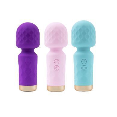 Невеликий вібратор-мікрофон BMS M&rsquo;Lady Mini Vibrating Wand фіолетовий 11,4 см - основне фото
