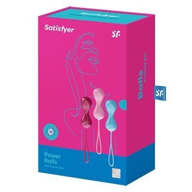 Набір вагінальних кульок Satisfyer Power Balls різнокольоровий - основне фото