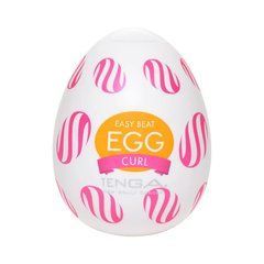 Мастурбатор-яйцо Tenga Egg Curl белый - основное фото