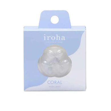 Кліторальний стимулятор Tenga Iroha Petit Coral прозорий 5,3 см - основне фото