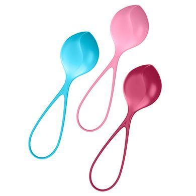 Набір вагінальних кульок Satisfyer Strengthening Balls різнокольоровий - основне фото