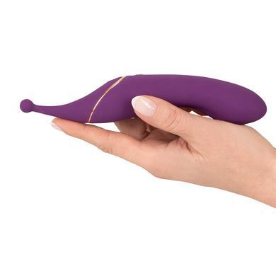 Двосторонній вібратор You2Toys Sweet Smile Double Vibrator фіолетовий 18 см - основне фото