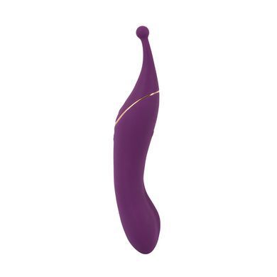 Двосторонній вібратор You2Toys Sweet Smile Double Vibrator фіолетовий 18 см - основне фото