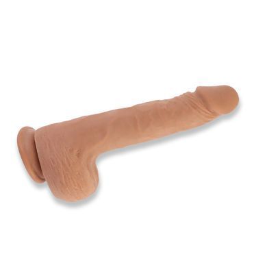 Реалістичний фалоімітатор на присосці Chisa Novelties T-skin ReaL Funky Dick мулатний 25,5 см - основне фото