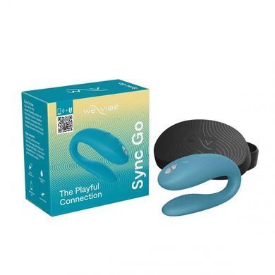 Смарт-вібратор для пар We-Vibe Sync O блакитний 7,7 см - основне фото