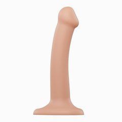 Реалістичний фалоімітатор на присосці Strap-On-Me Silicone Bendable Dildo S тілесний 17 см - основне фото
