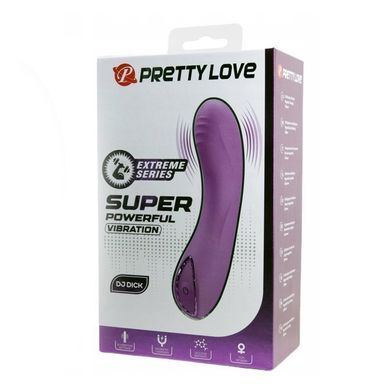 Потужний вібратор для точки G Lybaile Pretty Love DJ Dick фуксія 12,7 см - основне фото