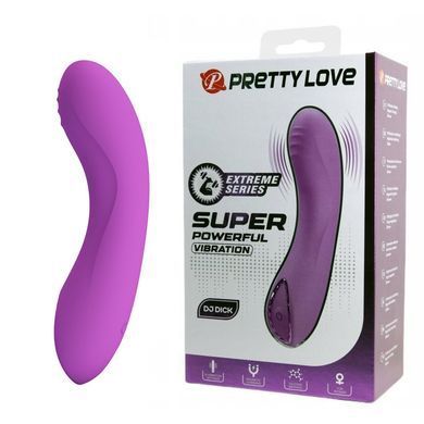 Потужний вібратор для точки G Lybaile Pretty Love DJ Dick фуксія 12,7 см - основне фото